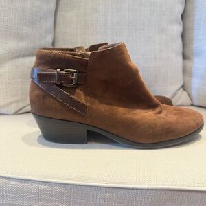Brown Suede Ankle Boots